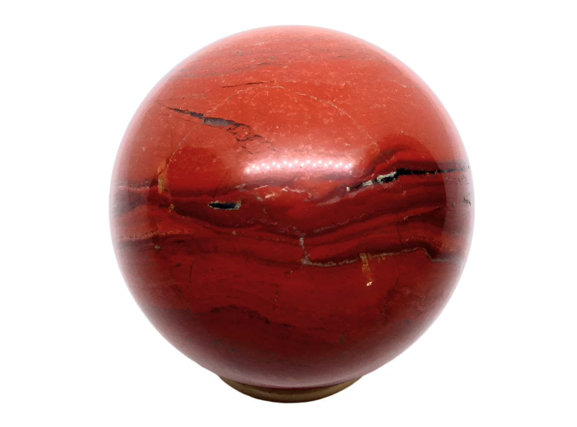 287G Red Jasper Crystal Sphere