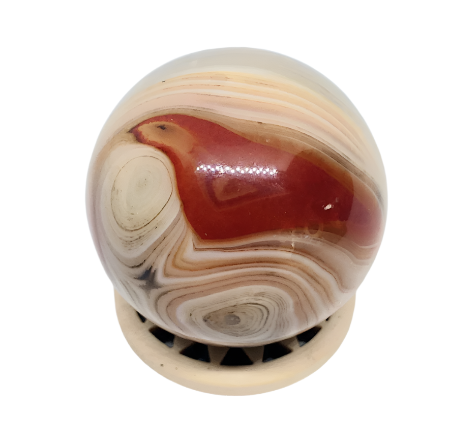 87G Sardonyx Crystal Sphere