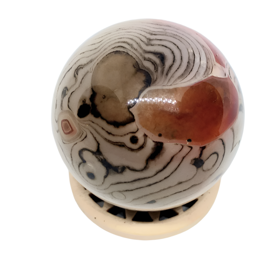87G Sardonyx Crystal Sphere