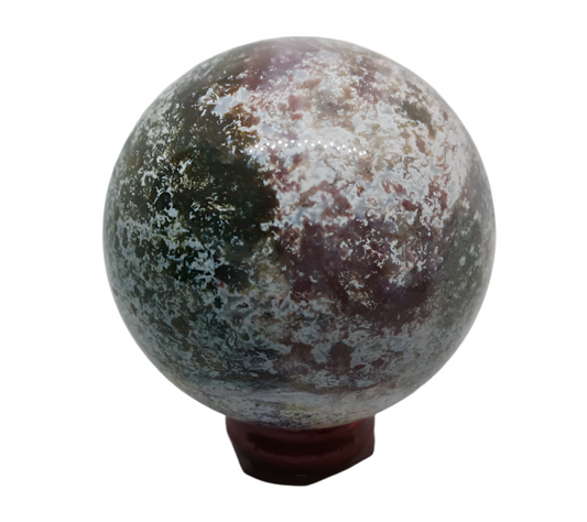 440G Ocean Jasper Crystal Sphere