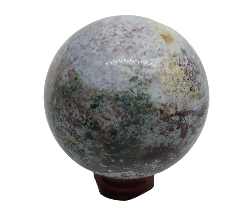 440G Ocean Jasper Crystal Sphere