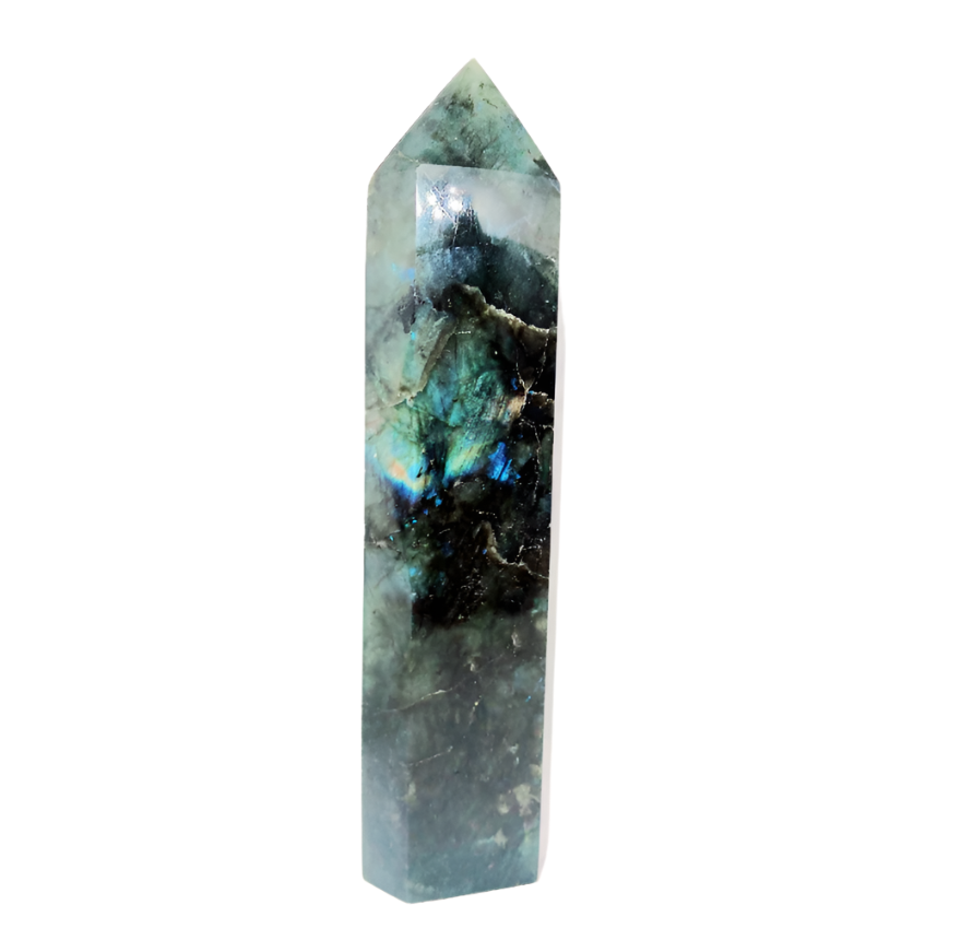 717G Labradorite Crystal Tower