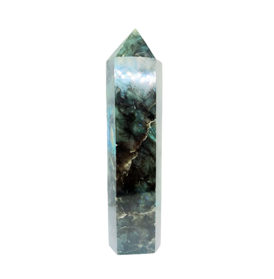 717G Labradorite Crystal Tower
