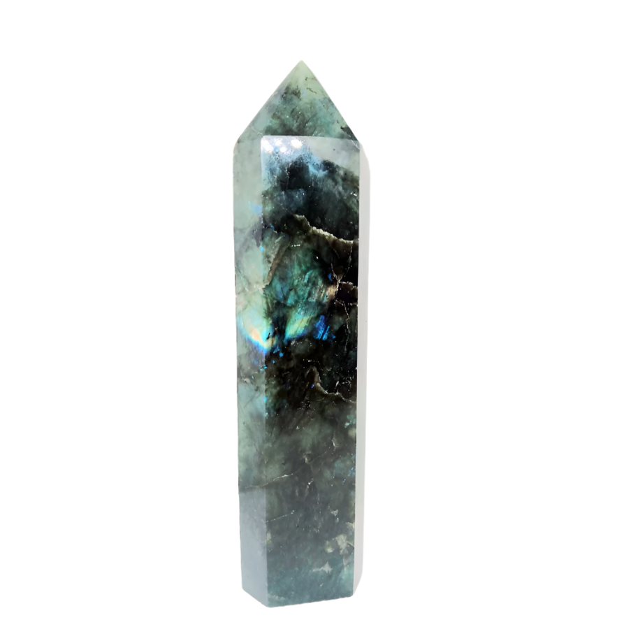 717G Labradorite Crystal Tower