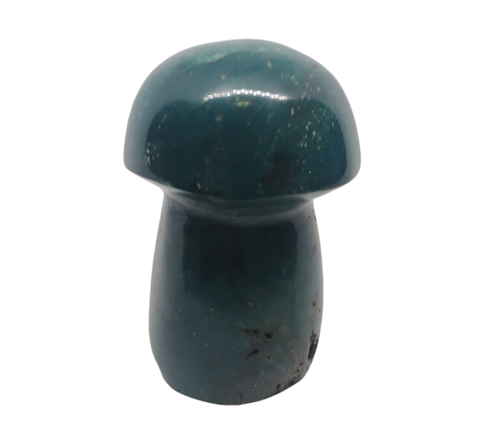 219G Ocean Jasper Crystal Mushroom Carving