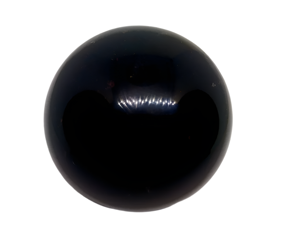 430G Black Obsidian Crystal Sphere