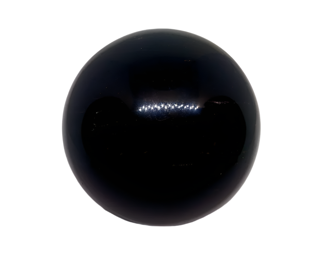 430G Black Obsidian Crystal Sphere