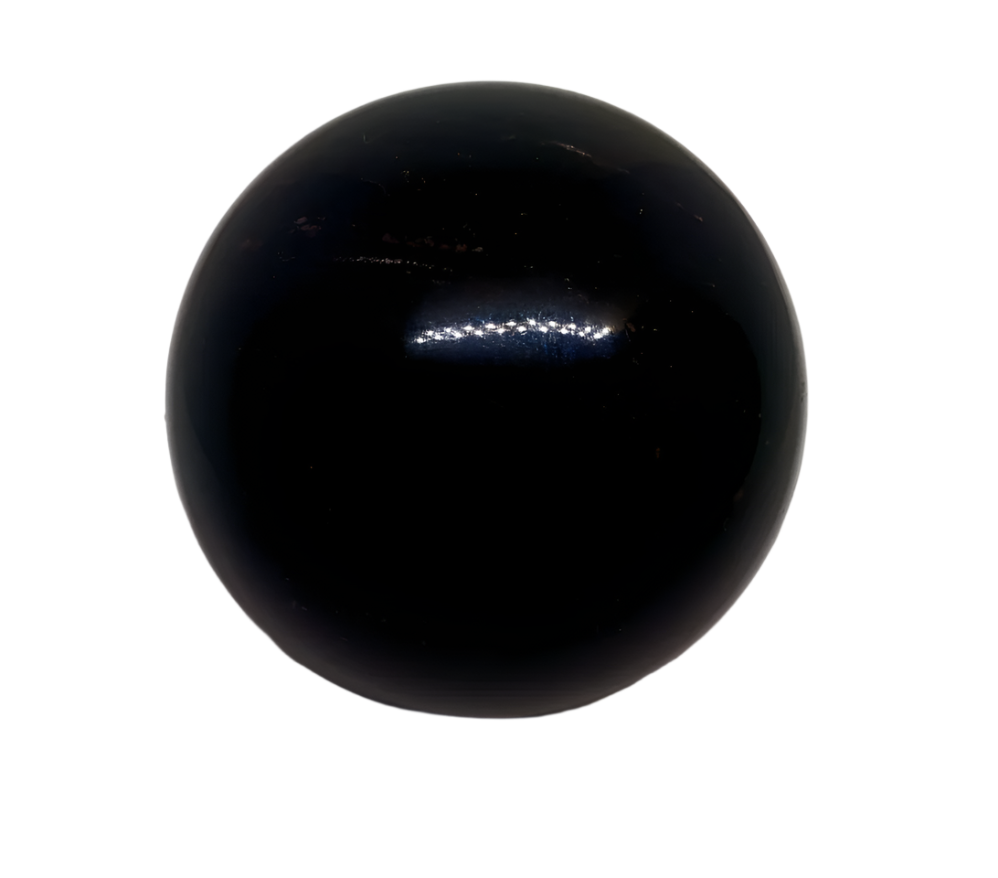 430G Black Obsidian Crystal Sphere