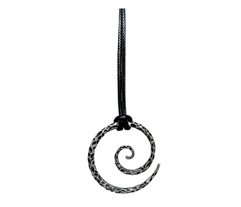Steel Journey Spiral Necklace