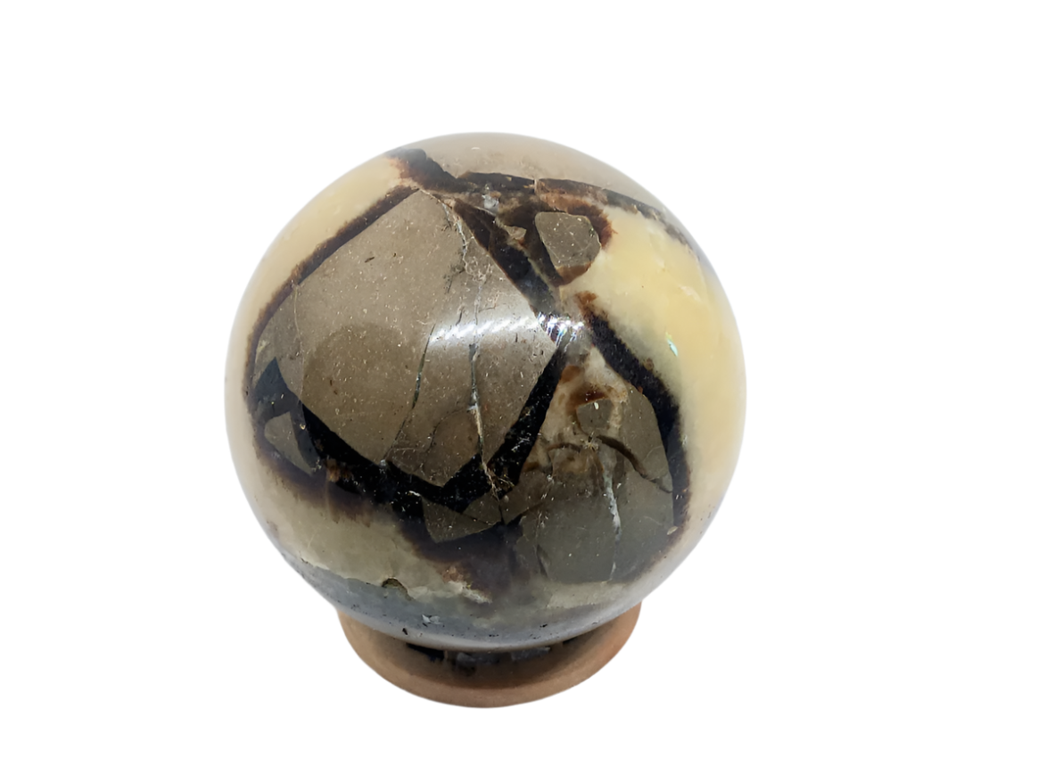 203G Septarian Crystal Sphere