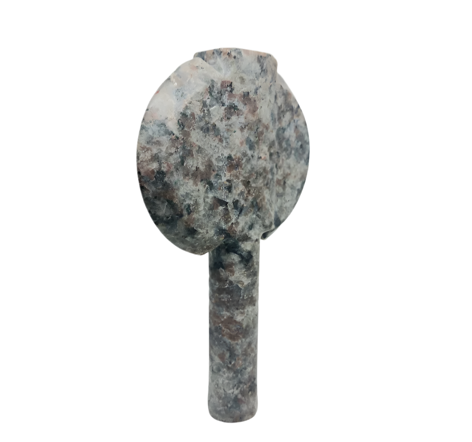 Yooperlite Crystal Skeggøx with Norse Elder Futhark Rune Ingwaz