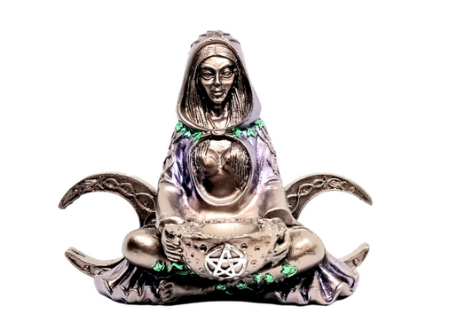 Resin Goddess Sphere Holder