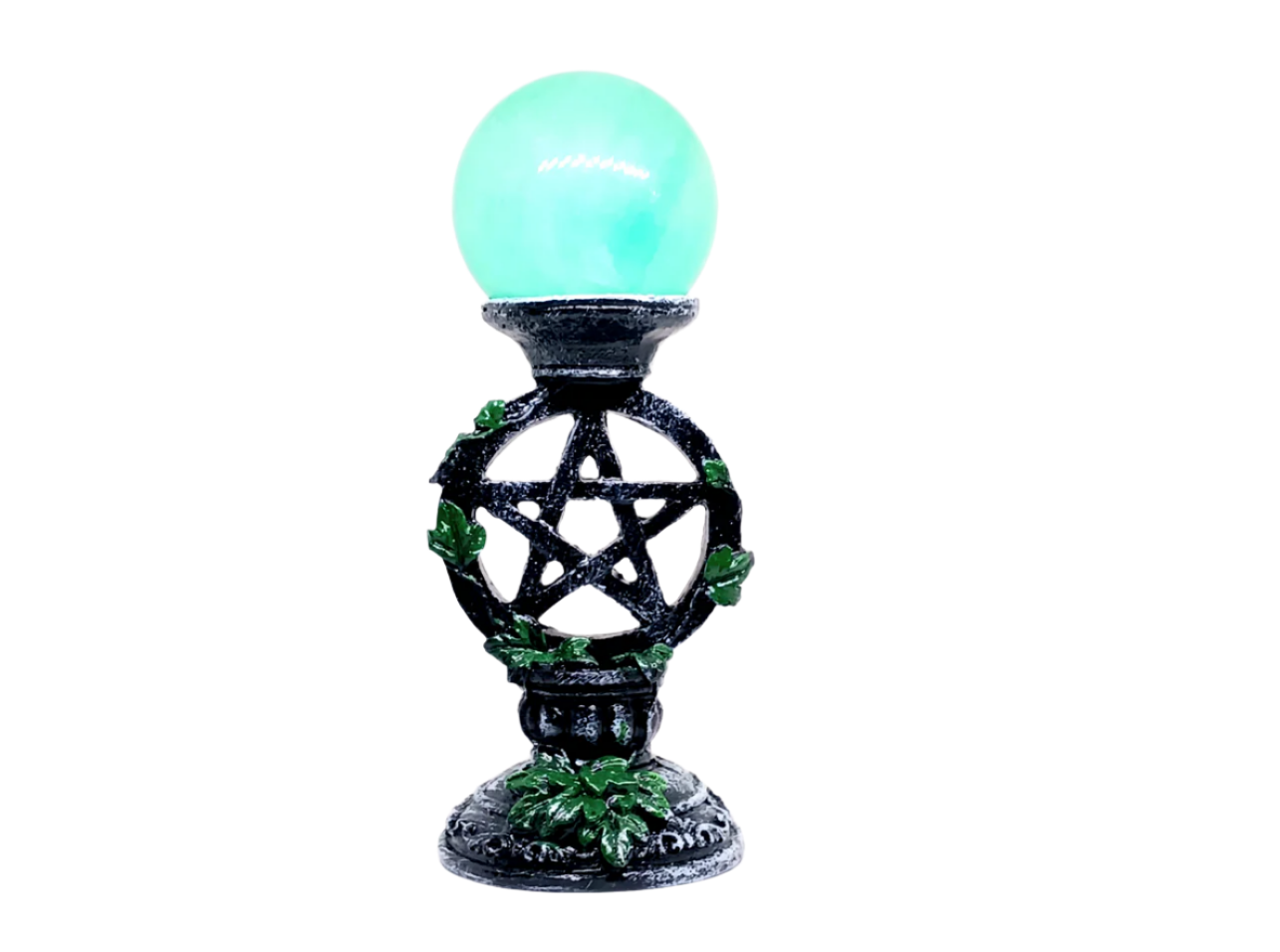 Resin Pentagram Crystal Sphere Holder