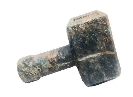 475G Pyrite in Agate Crystal Mjölnir