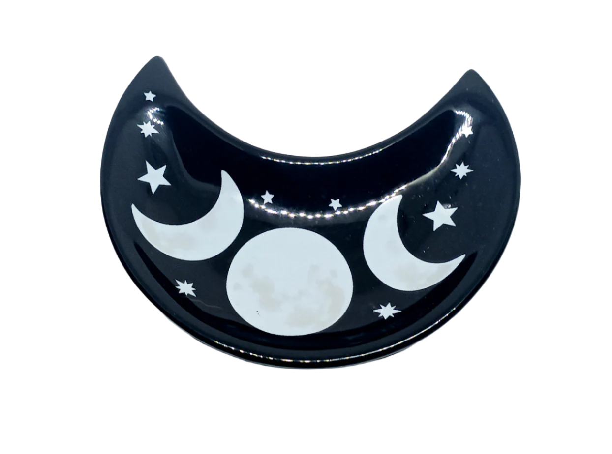Ceramic Hand Painted Moon Plate