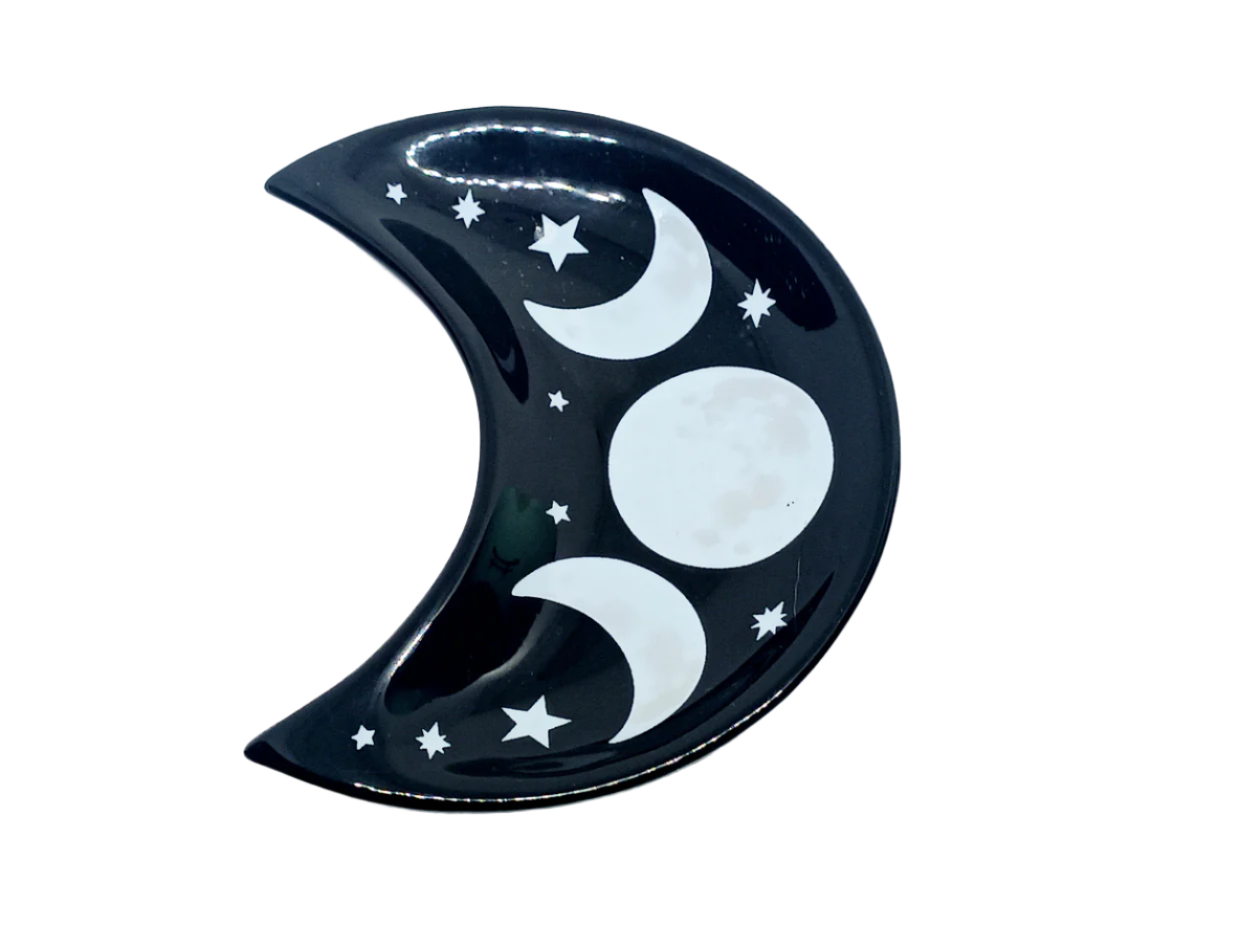 Ceramic Hand Painted Moon Plate