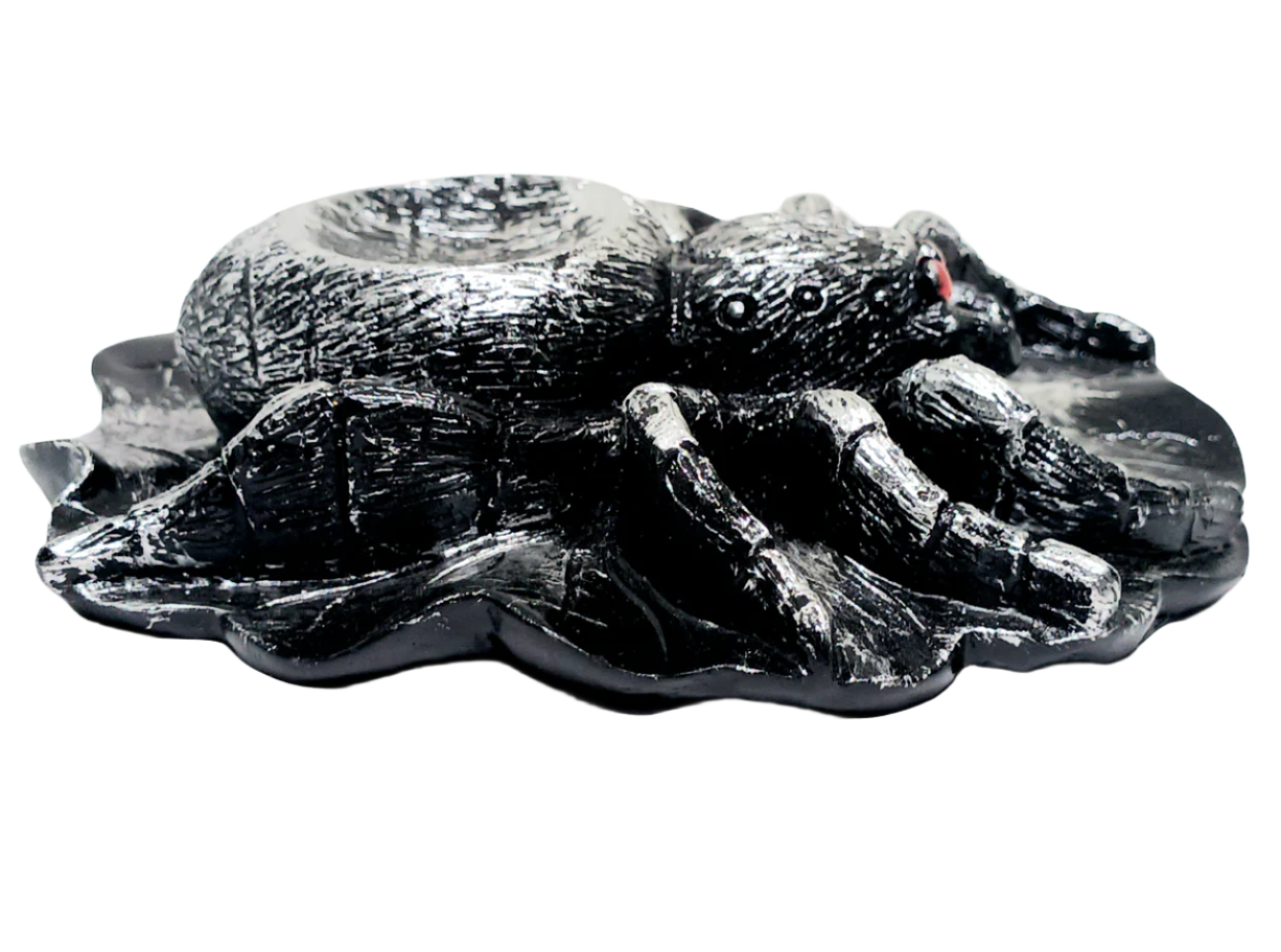 Resin Spider Crystal Sphere Holder