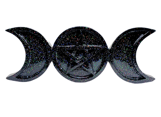 Resin Pentagram Triple Moon Bowl
