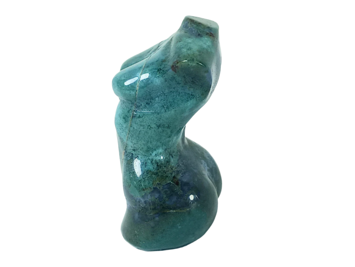 Ocean Jasper Crystal Lady Body Carving