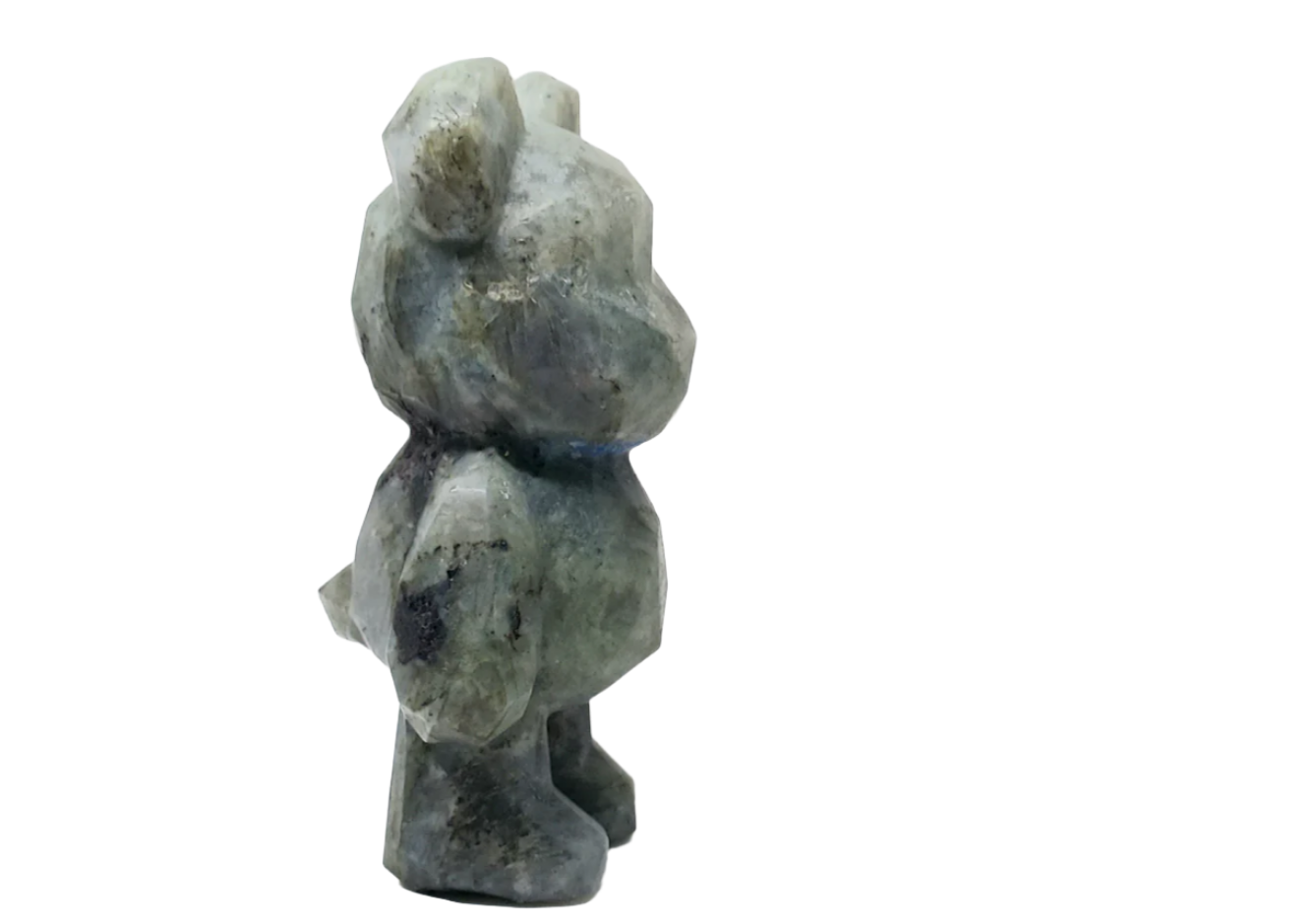 263G Labradorite Crystal Teddy Bear