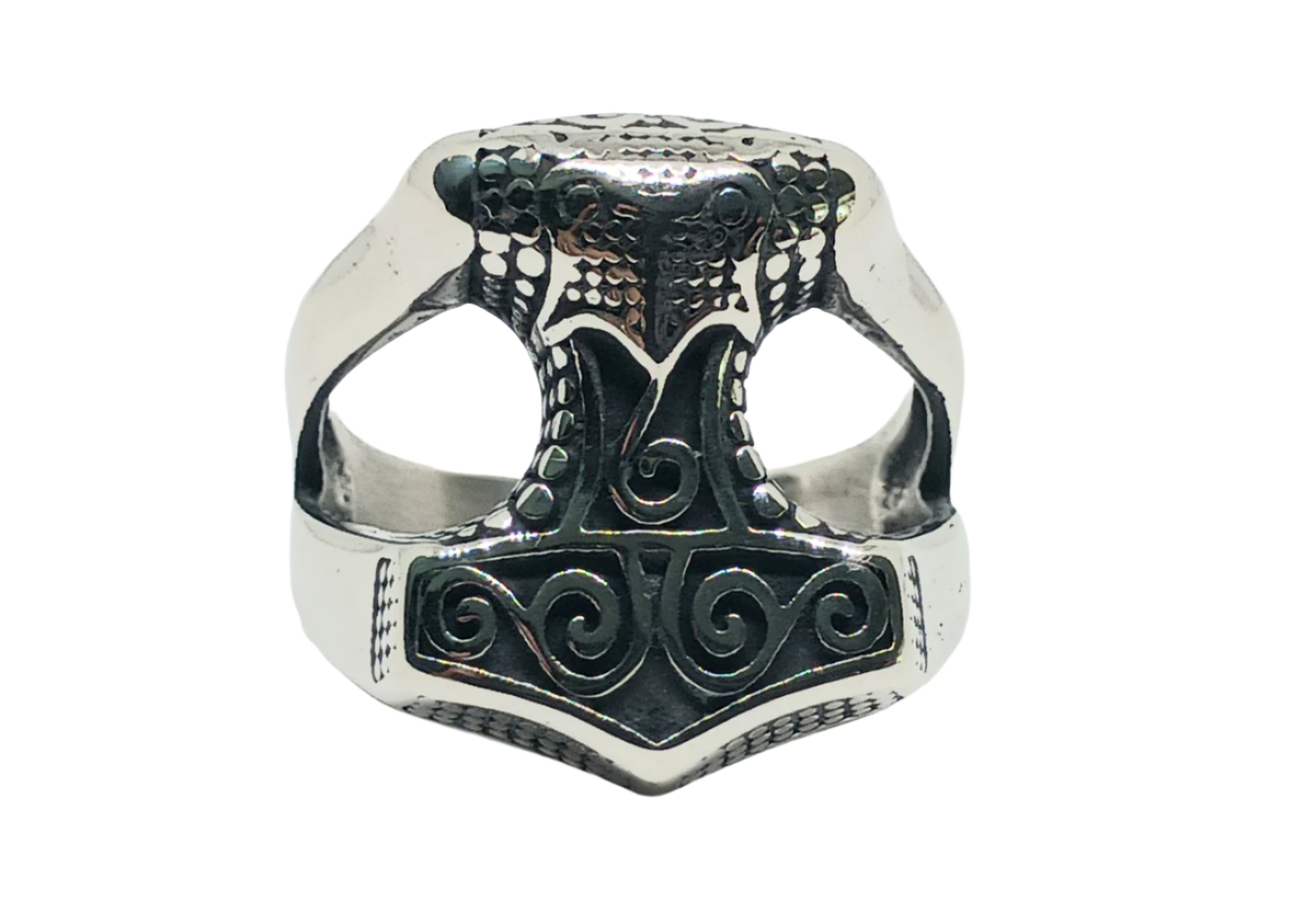 Stainless Steel Mjölnir Ring
