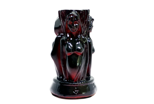 Wooden Maiden Mother Crone Crystal Sphere Holder