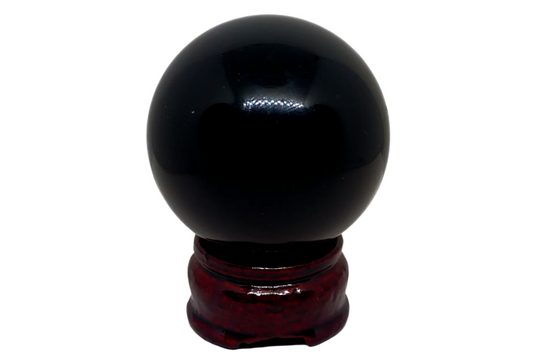 280G Obsidian Crystal Sphere