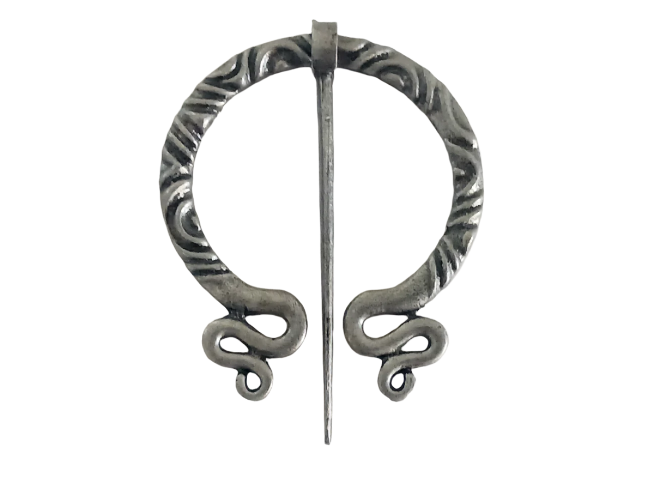 Viking Celtic Penannular Brooch Cloak Pin