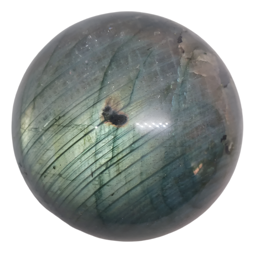 795G Labradorite Crystal Sphere