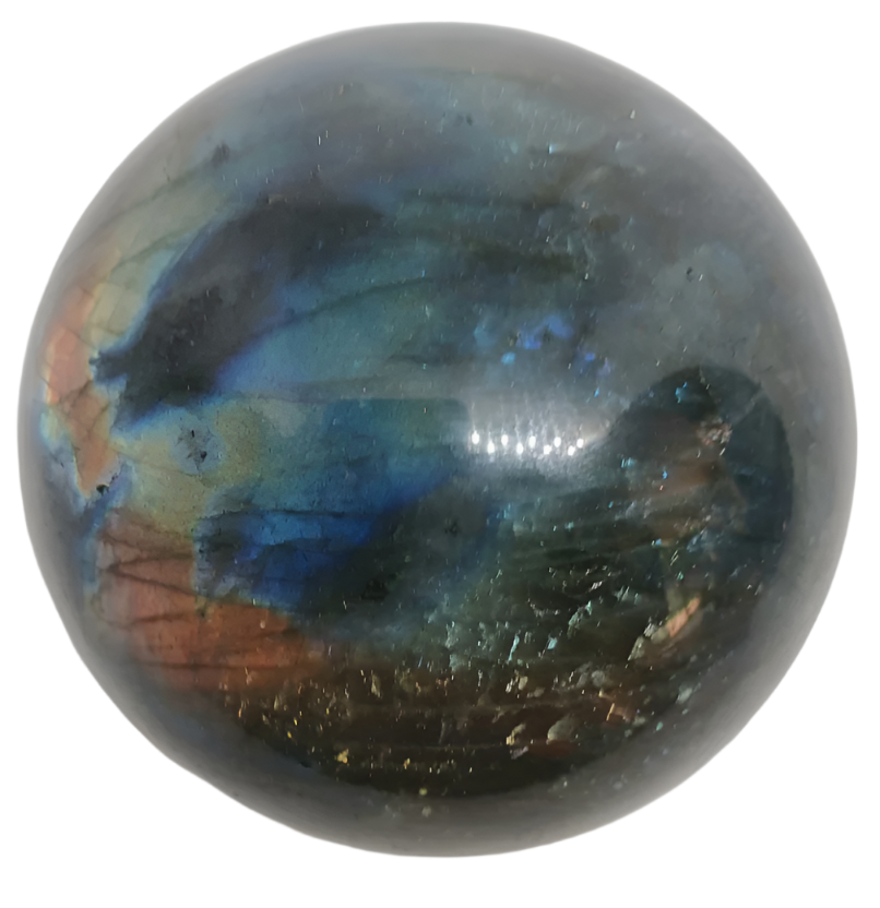 795G Labradorite Crystal Sphere