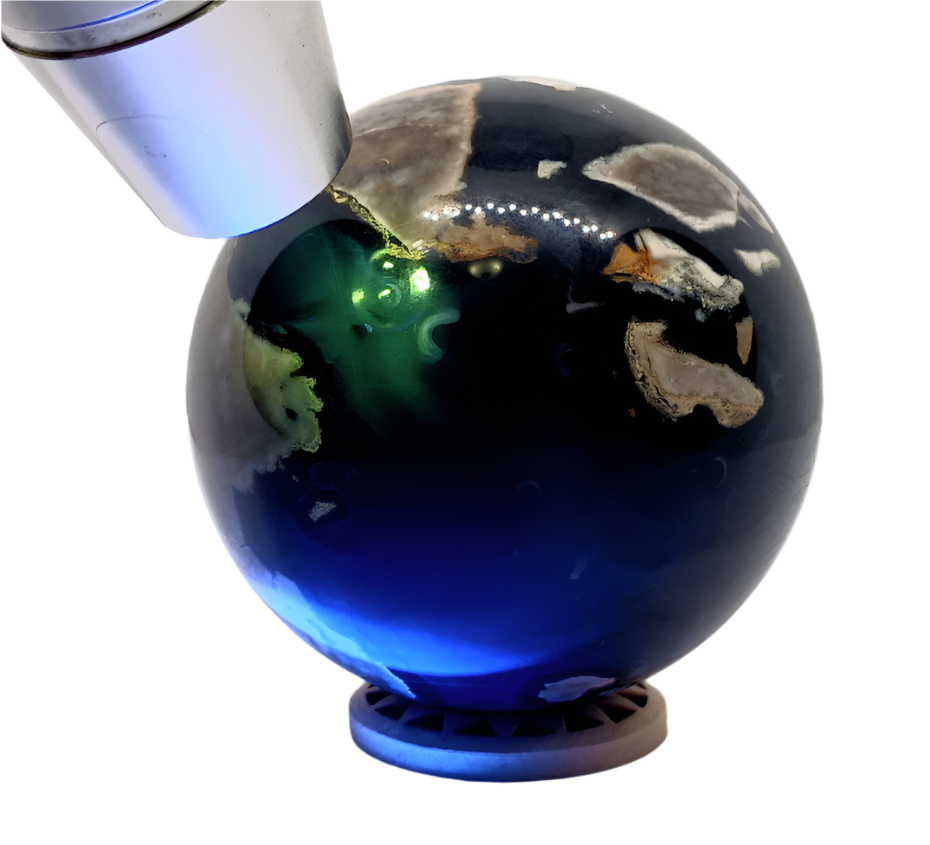 390g Volcanic Agate Crystal Sphere