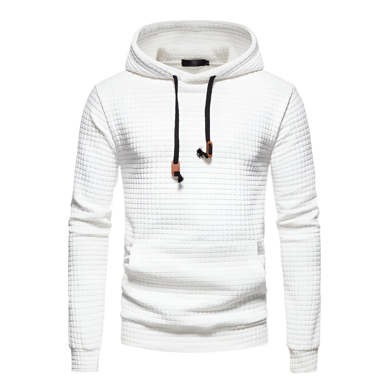 Men's Casual Solid Color Hooded Sweater