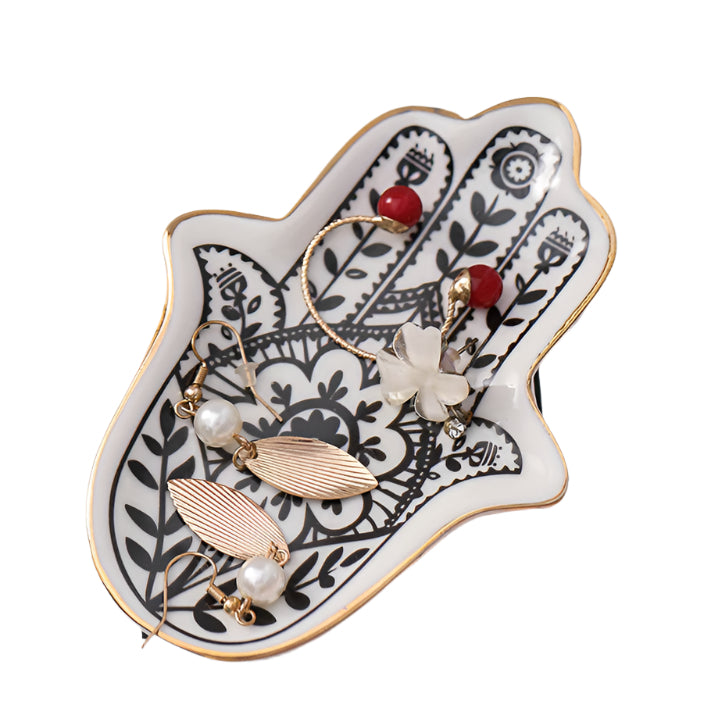 Ceramic Hamsa Altar Plate