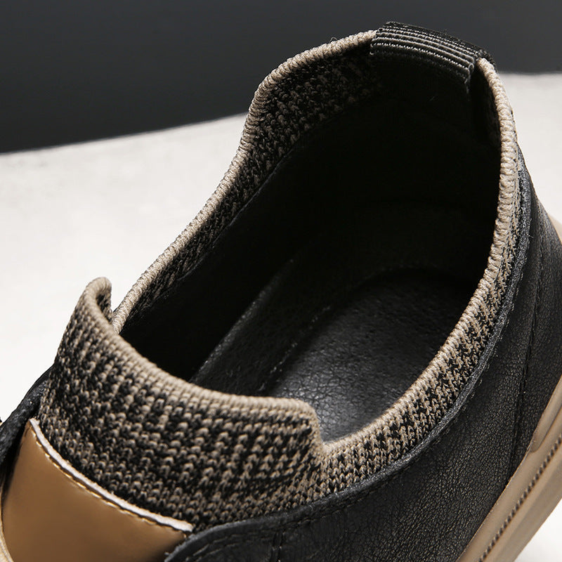 Men's Cowhide Leather Board Shoes