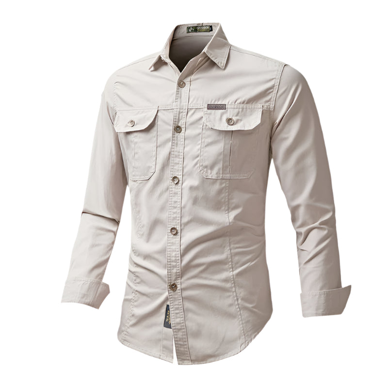 Men's Long Sleeve Cotton Shirt