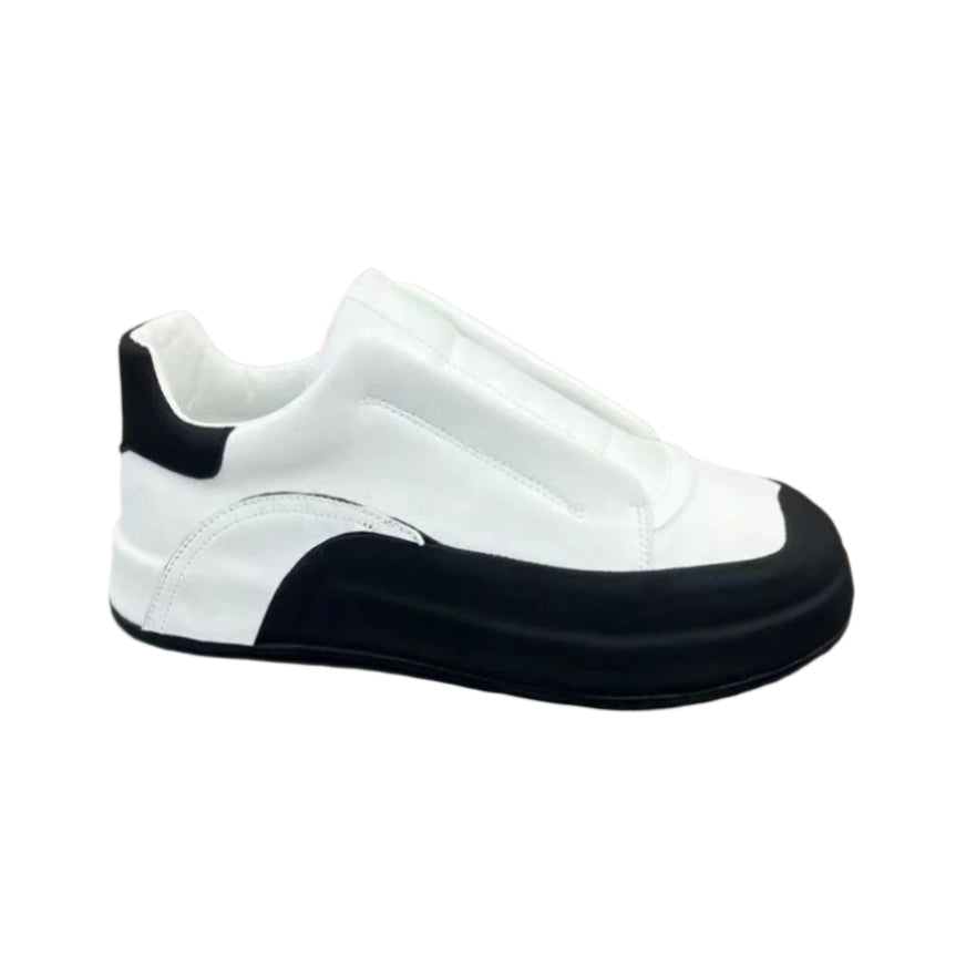 Men's Casual PU Leather Slip On Shoe