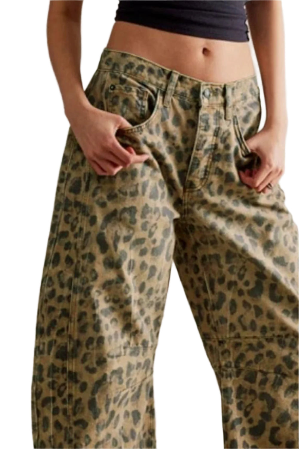 Wide Leg Jeans with Pockets