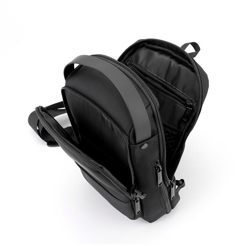 Men's USB Charging Chest Bag
