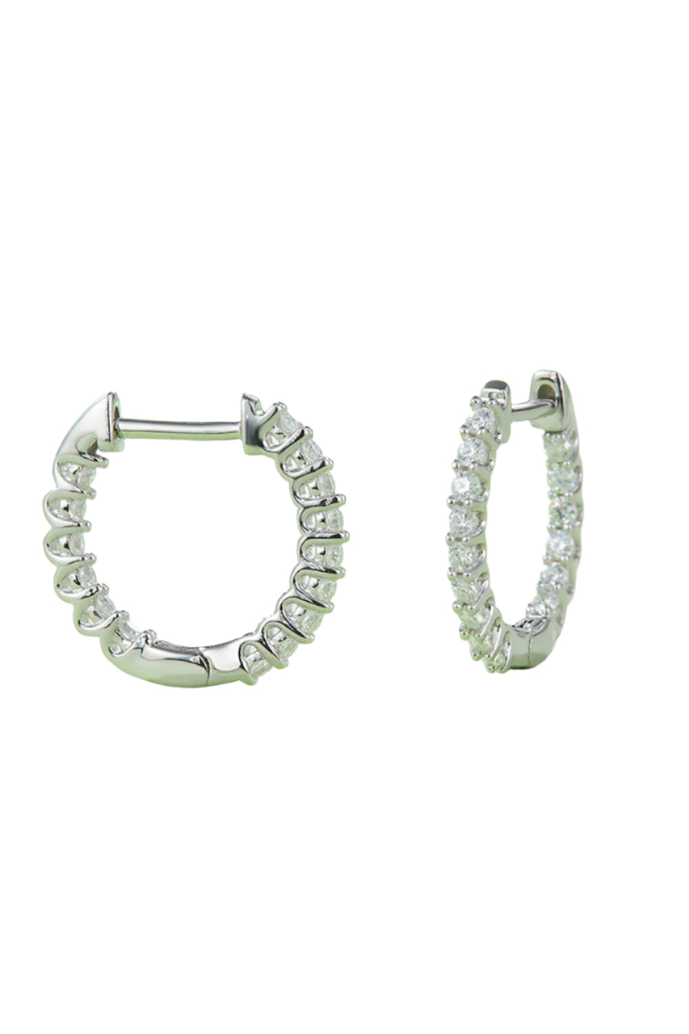 Moissanite 925 Sterling Silver Earrings