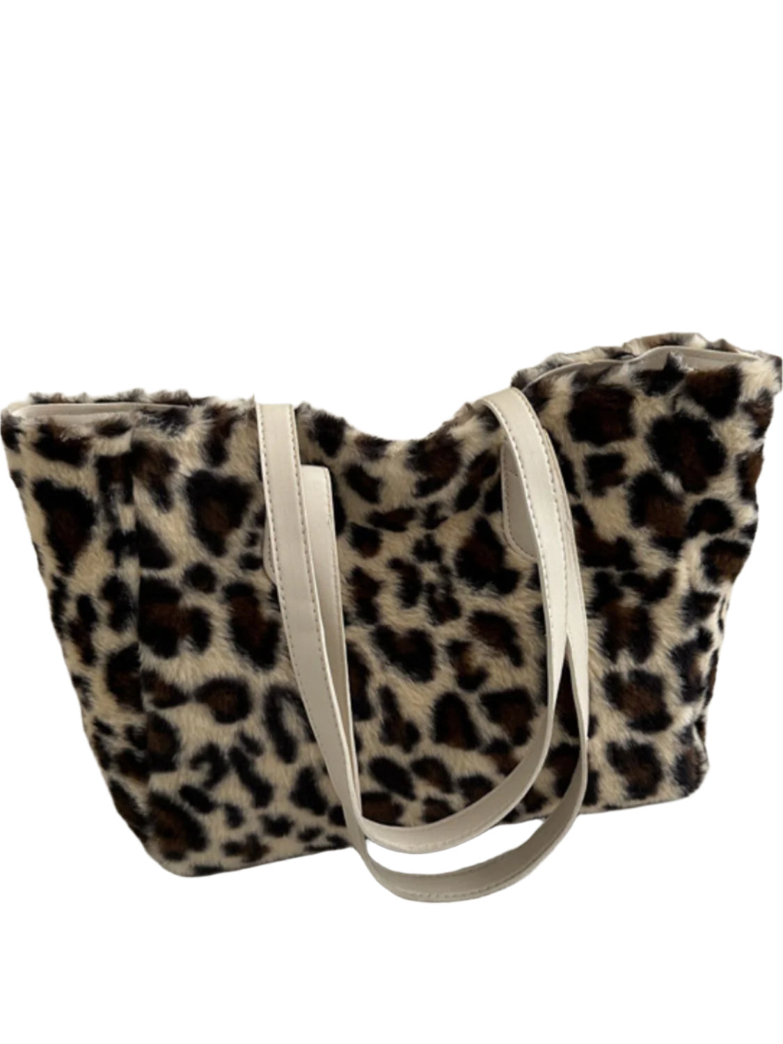 Leopard Fluff Tote Bag