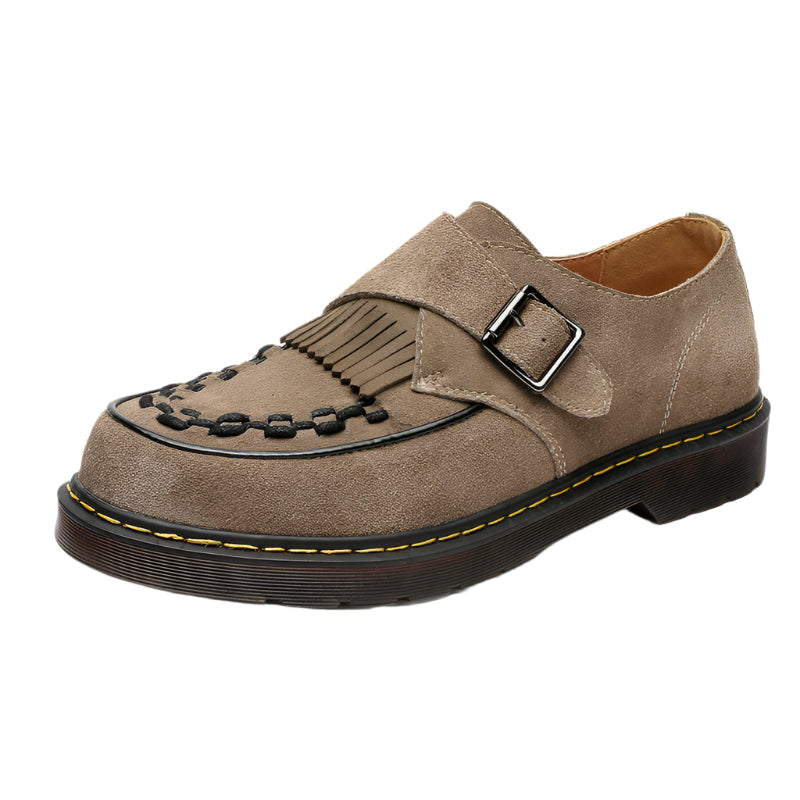 Men's Cowhide Leather Tassel Loafers