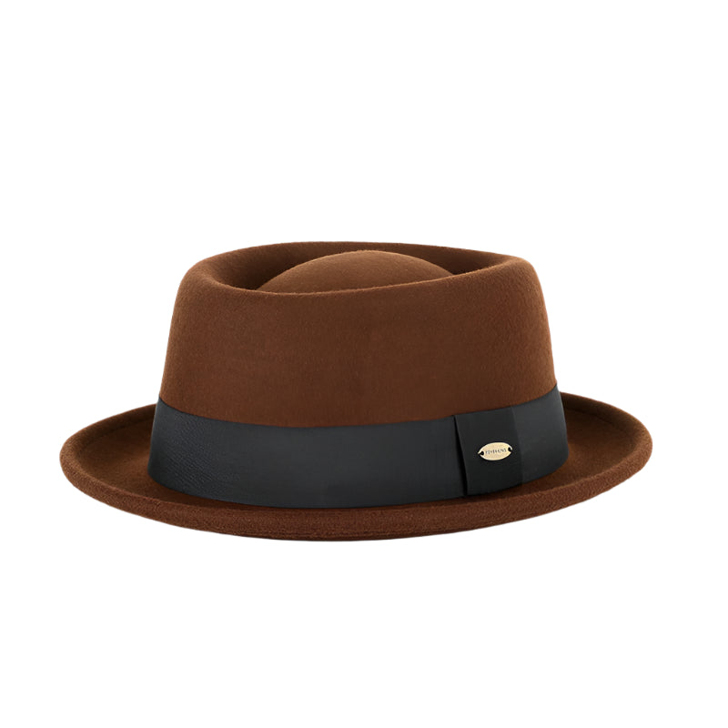 Men's Wool Contrast Band Hat