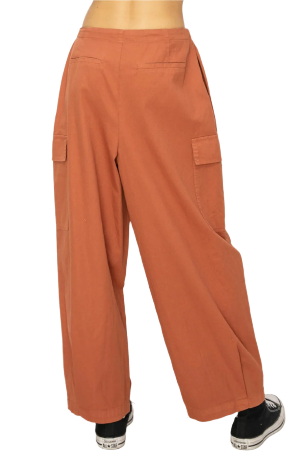 HYFVE Drawstring Cargo Wide Leg Pants