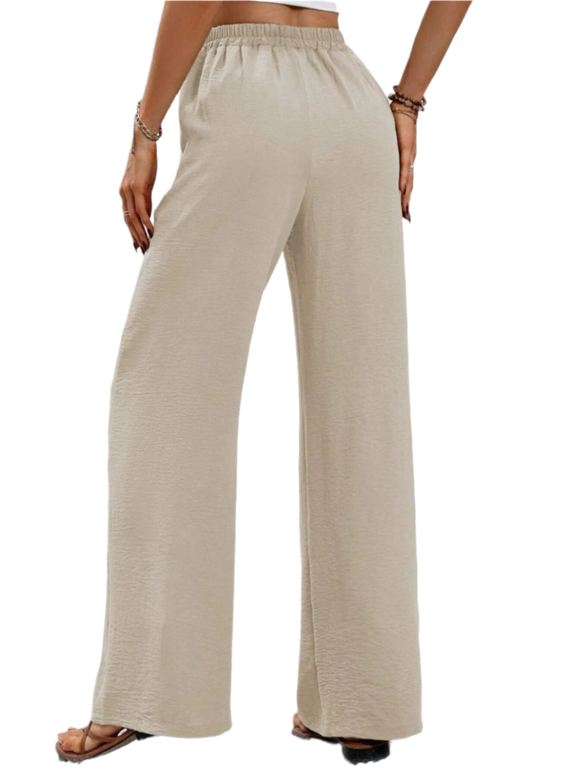 Wide Leg Drawstring Pants