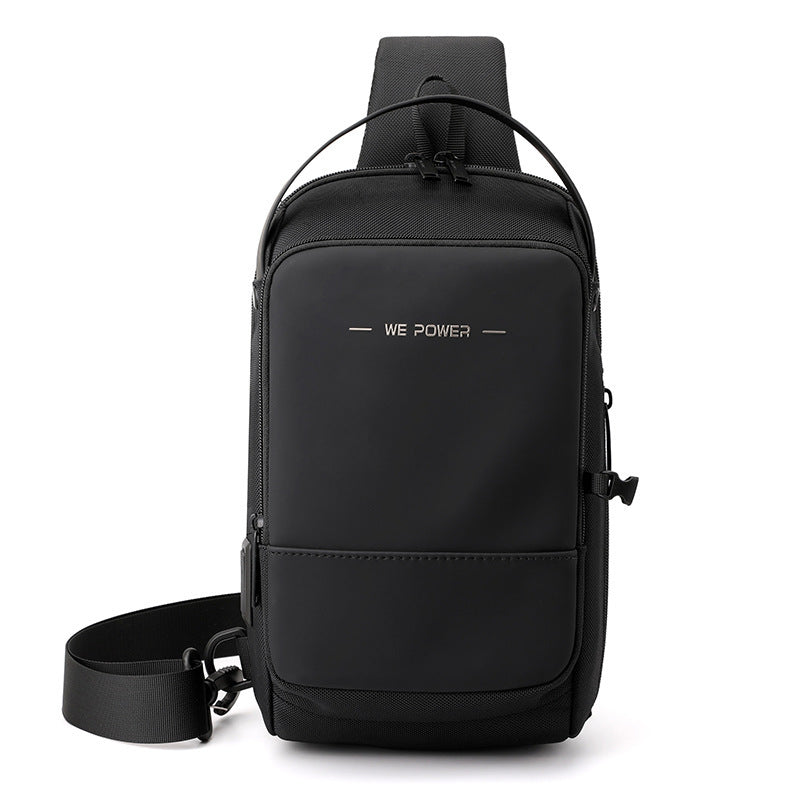 Men's USB Charging Chest Bag
