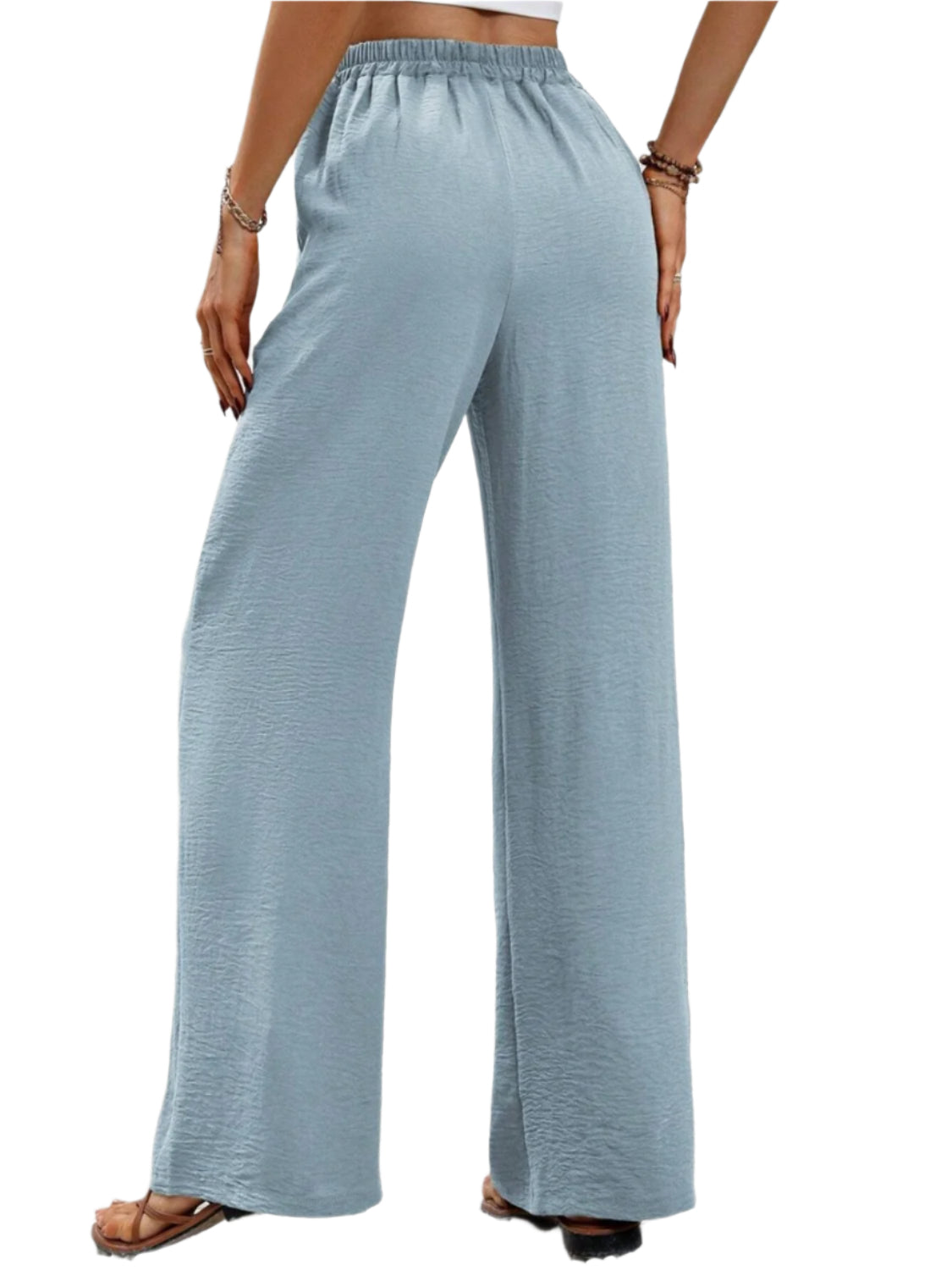 Wide Leg Drawstring Pants