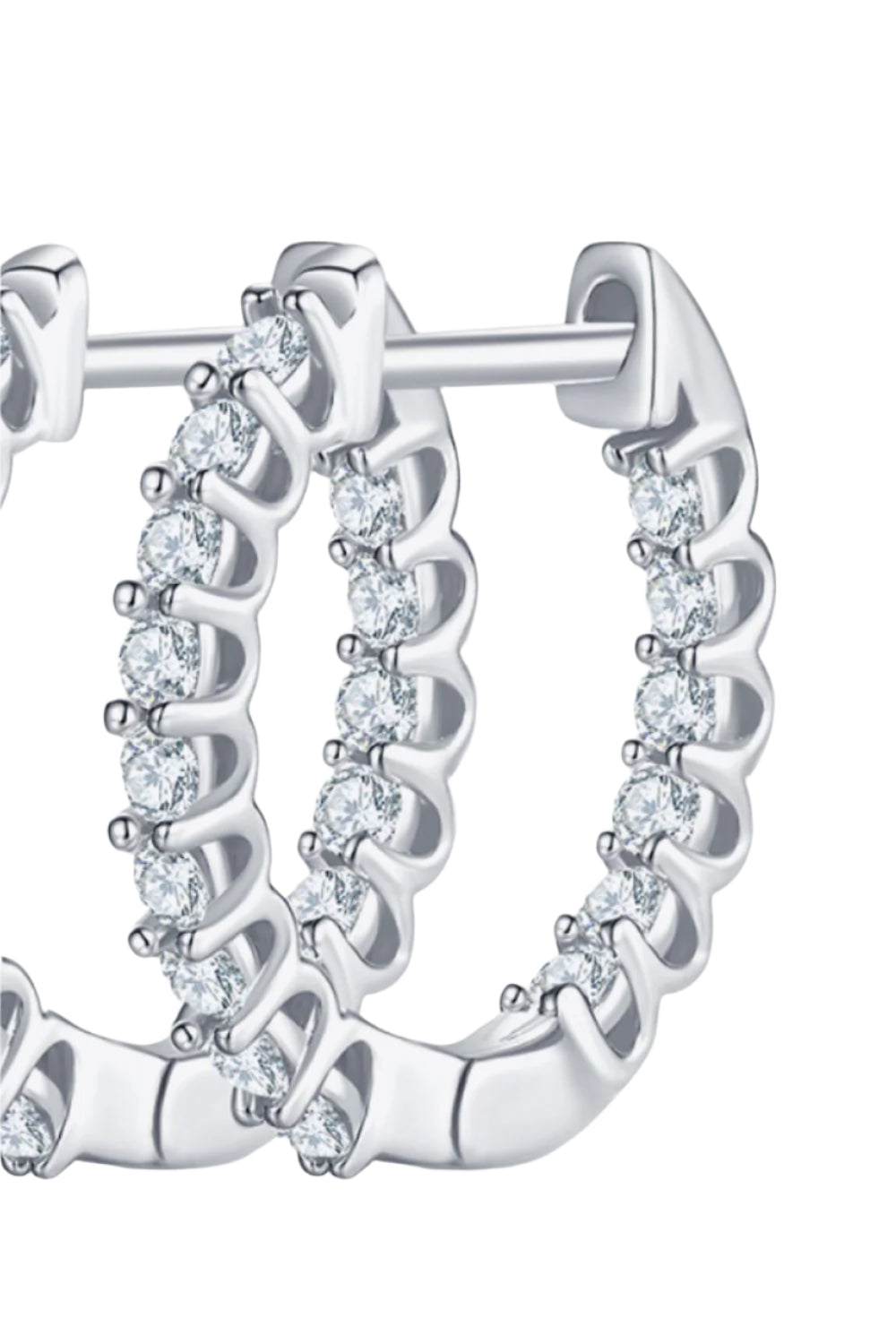 Moissanite 925 Sterling Silver Earrings