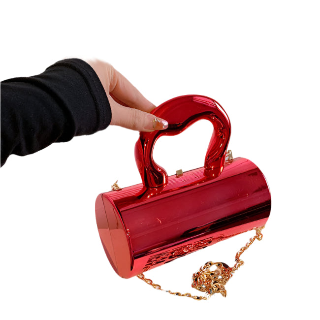 Candy Color Acrylic Cylinder Bag