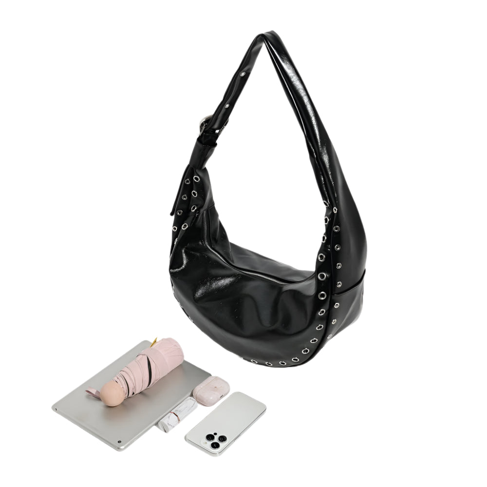Pu Leather Oversized Shoulder Bag