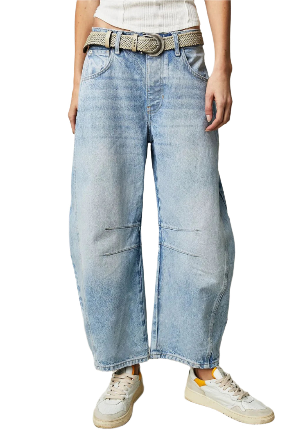 Wide Leg Jeans with Pockets